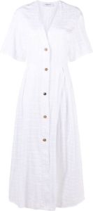 Fabiana Filippi Midi-jurk met korte mouwen Wit