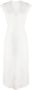 Fabiana Filippi Midi-jurk met V-hals Wit - Thumbnail 1