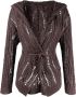 Fabiana Filippi Vest met pailletten Bruin - Thumbnail 1
