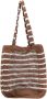 Faithfull the Brand Gestreepte shopper Bruin - Thumbnail 1