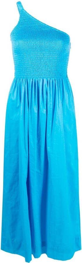 Faithfull Asymmetrische jurk Blauw