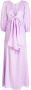 Faithfull the Brand Linnen maxi-jurk Paars - Thumbnail 1