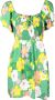 Faithfull the Brand Mini-jurk met bloemenprint Groen - Thumbnail 1