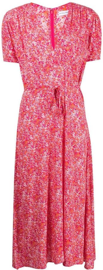 Faithfull the Brand Midi-jurk met bloemenprint Roze