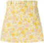 Faithfull the Brand Shorts met bloemenprint Geel - Thumbnail 1