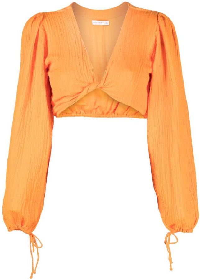 Faithfull the Brand Triangel top Oranje