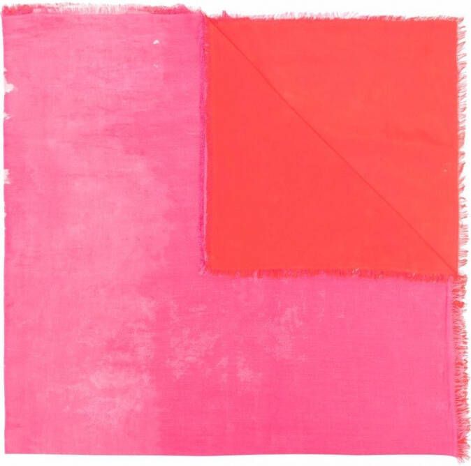 Faliero Sarti Sjaal met kleurverloop Roze