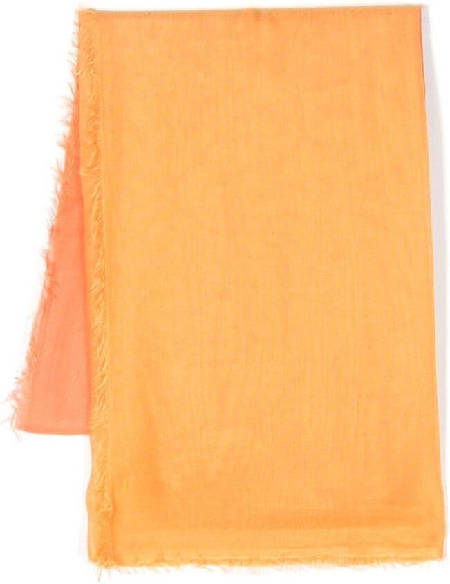 Faliero Sarti Sjaal met kleurverloop Oranje