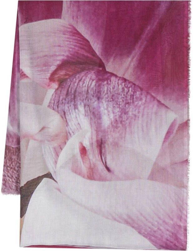 Faliero Sarti Sjaal met print Roze