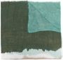 Faliero Sarti Sjaal met tie-dye print Groen - Thumbnail 1