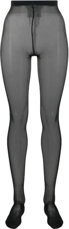 Falke Doorzichtige panty Zwart