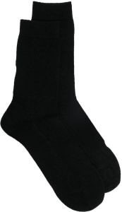 Falke Fijngebreide sokken Zwart