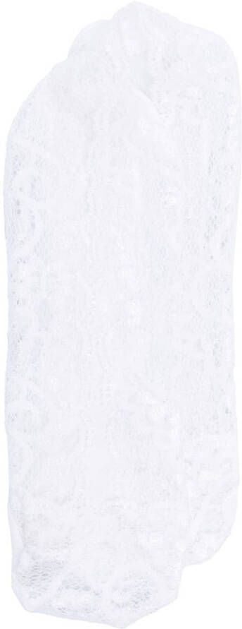 Falke Semi-doorzichtige sokken Wit