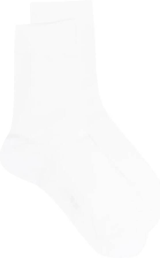 Falke Sokken met logoprint Wit