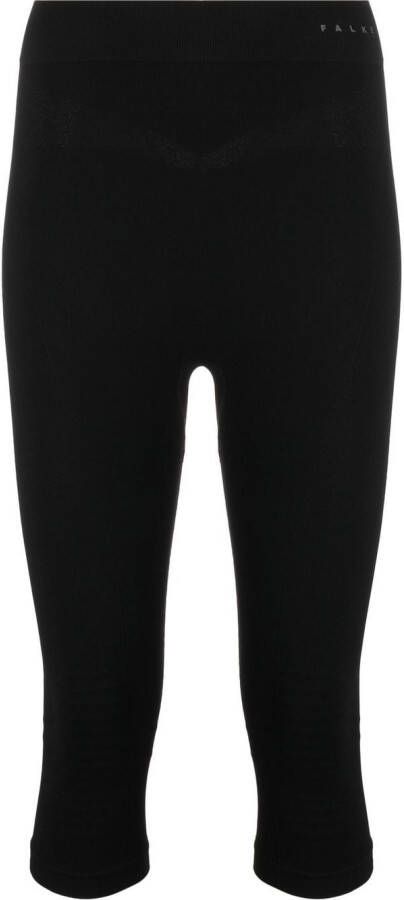 Falke Cropped legging Zwart
