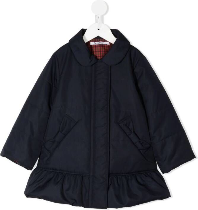 Familiar Gewatteerde jas Blauw
