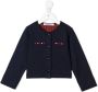 Familiar Vest met borduurwerk Blauw - Thumbnail 1