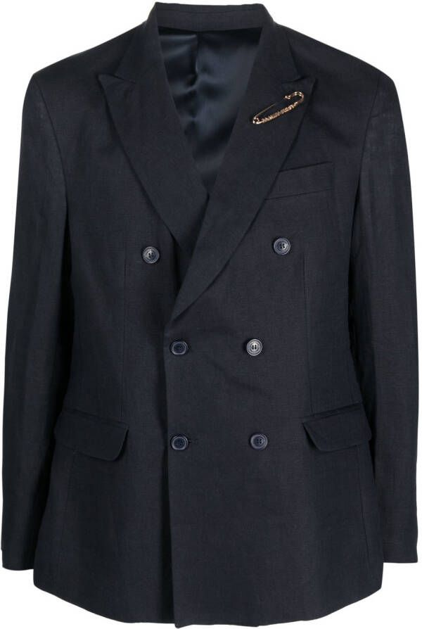 Family First Blazer met dubbele rij knopen Blauw