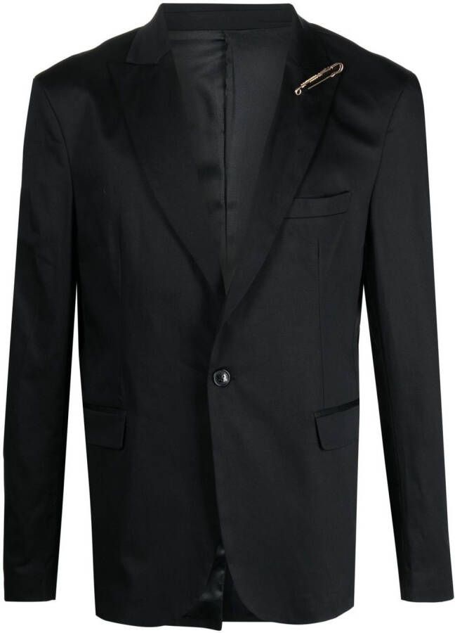 Family First Blazer met enkele rij knopen Zwart