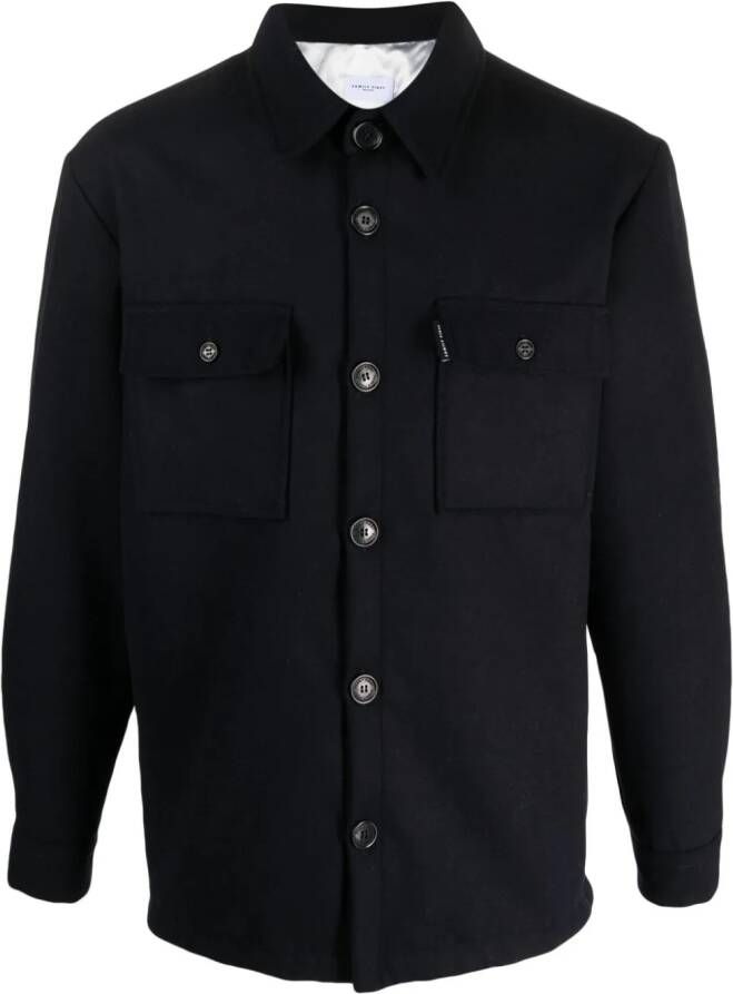 Family First Button-up overhemd Blauw