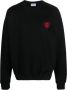 Family First Sweater met geborduurd logo Zwart - Thumbnail 1