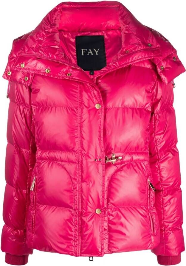 Fay Donsjack met capuchon Roze