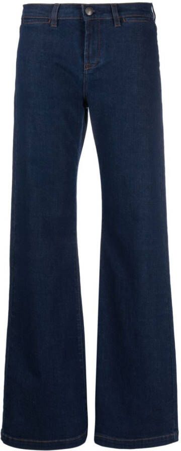 Fay Flared jeans Blauw