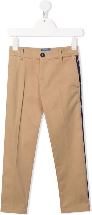 Fay Kids Broek met logoband Beige