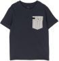 Fay Kids T-shirt met borstzak Blauw - Thumbnail 1