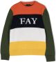 Fay Kids Trui met colourblocking Beige - Thumbnail 1