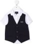 Fay Kids Shirt met geborduurd logo Wit - Thumbnail 1