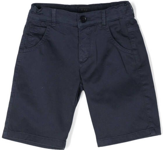 Fay Kids Katoenen shorts Blauw