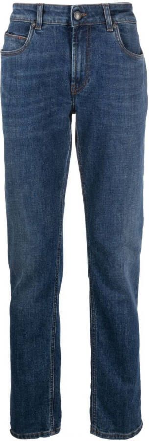 Fay Slim-fit jeans Blauw