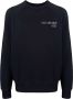 Fay Sweater met logoprint Blauw - Thumbnail 1