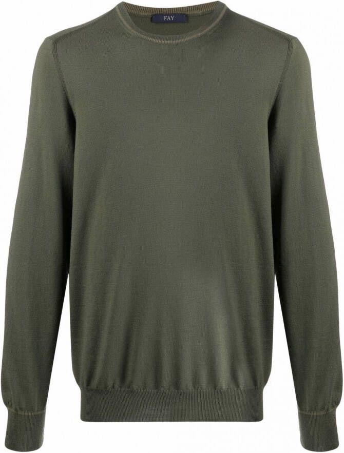 Fay Trui met elleboog patch Groen