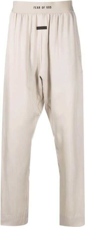 Fear Of God Broek met verlaagd kruis Beige