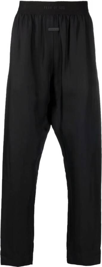 Fear Of God Broek met verlaagd kruis Zwart