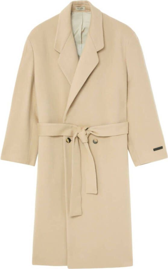 Fear Of God Jas met dubbele rij knopen Beige