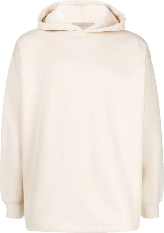 FEAR OF GOD ESSENTIALS Hoodie met logo-reliëf Beige