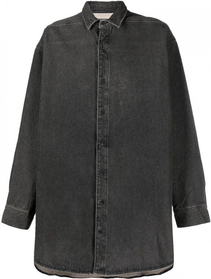 FEAR OF GOD ESSENTIALS Denim overhemd Zwart