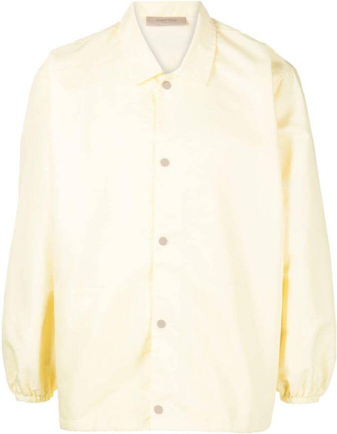 FEAR OF GOD ESSENTIALS Jack met logopatch Geel