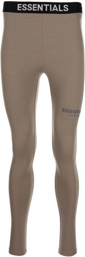 FEAR OF GOD ESSENTIALS Legging met logo taille Bruin
