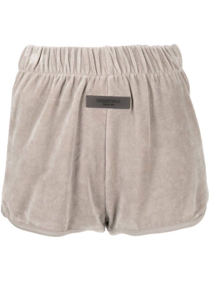 FEAR OF GOD ESSENTIALS Shorts met logopatch Grijs