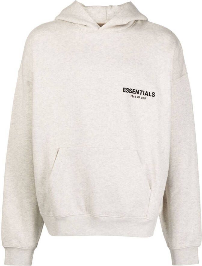FEAR OF GOD ESSENTIALS Hoodie met logoprint Grijs