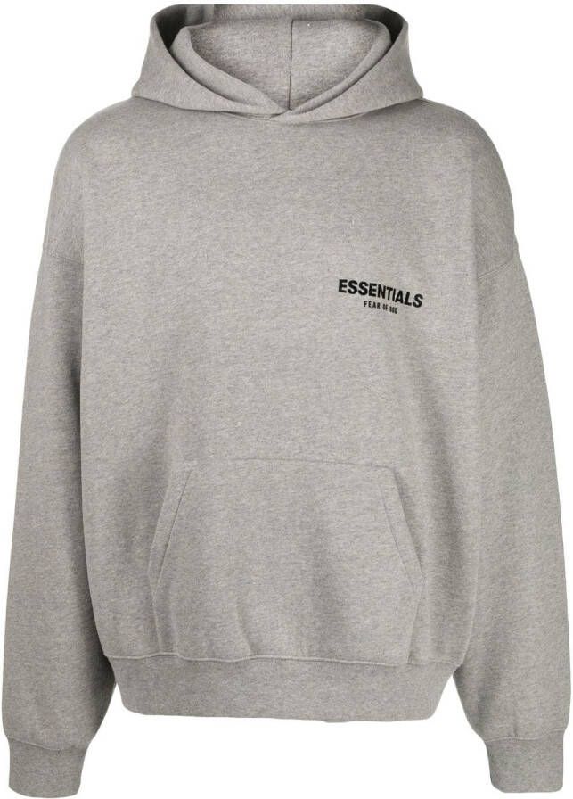 FEAR OF GOD ESSENTIALS Hoodie met logoprint Grijs