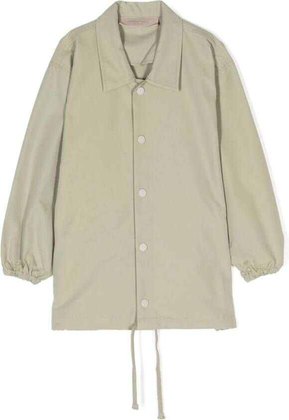 FEAR OF GOD ESSENTIALS Shirtjack met logoprint Groen