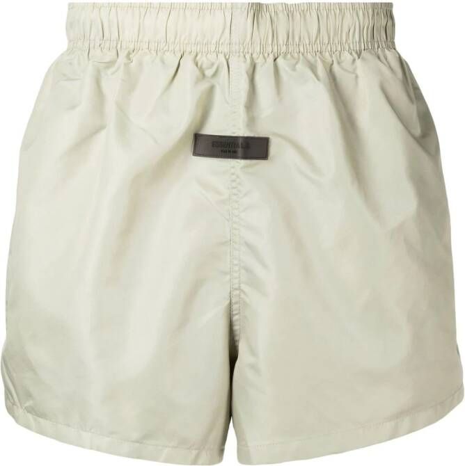 FEAR OF GOD ESSENTIALS Shorts met logopatch Groen