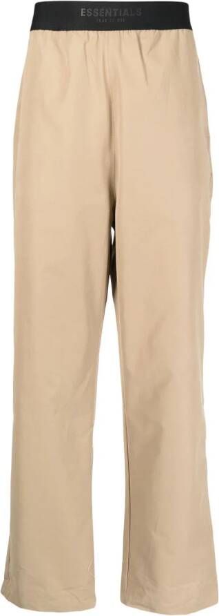 FEAR OF GOD ESSENTIALS Straight broek Beige