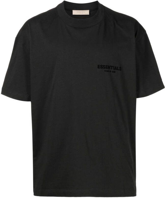 FEAR OF GOD ESSENTIALS T-shirt met logoprint Zwart