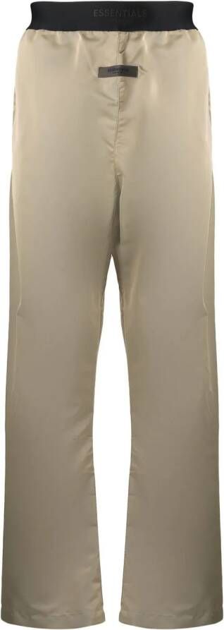 FEAR OF GOD ESSENTIALS Trainingsbroek met contrasterende taille Beige